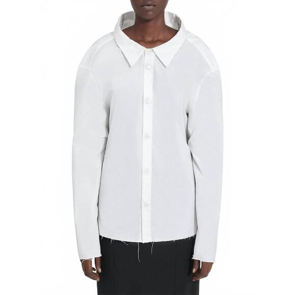 MAISON MARGIELA Tops - NEW MAISON MARGIELA women's long-sleeved shirt in white